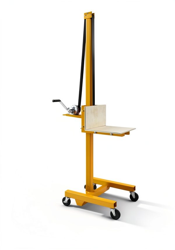 300lbs Manual Winch Stacker ZHAIUPON Steel Lift with Adjustable Height-1