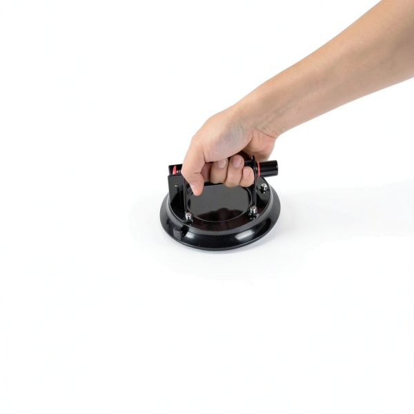 MENGXIANG Vacuum Suction Cups 2Pack Hand-held Glass Lifter 550lb Black-3