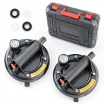 Glass Suction Cups 2 Pack 8" Heavy Duty Lifter with Gauge by BaoNeedy-0