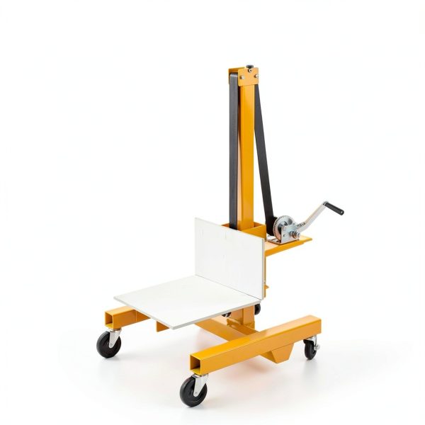300lbs Manual Winch Stacker ZHAIUPON Steel Lift with Adjustable Height-5