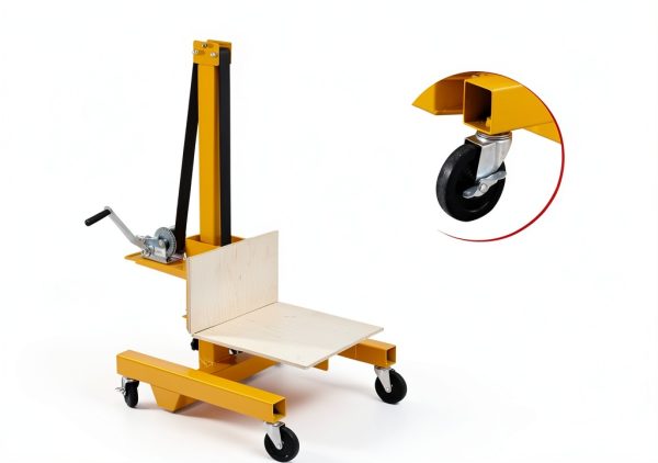 300lbs Manual Winch Stacker ZHAIUPON Steel Lift with Adjustable Height-3