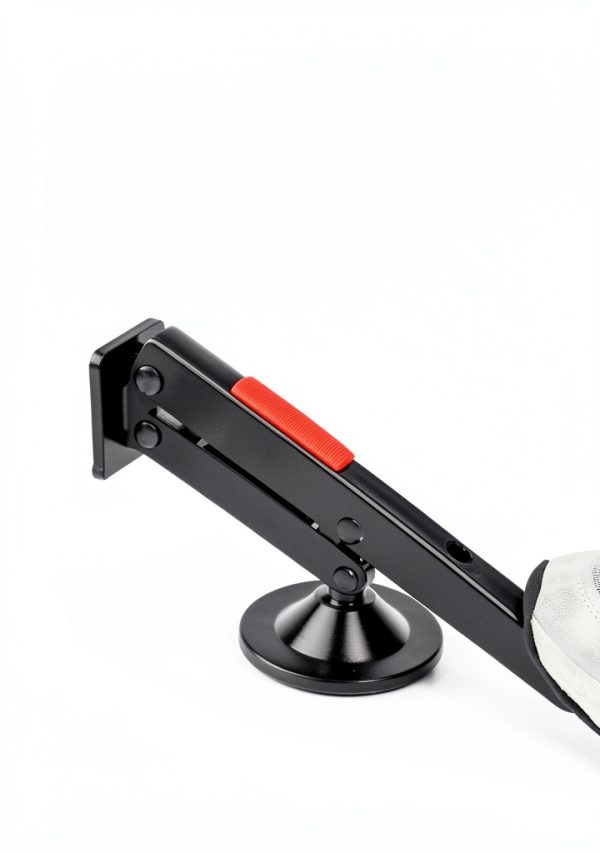 QWORK Swivel Door Lifter, Black Metal Door Installation Tool for-4