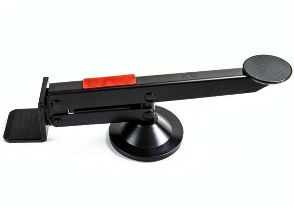 QWORK Swivel Door Lifter, Black Metal Door Installation Tool for-6