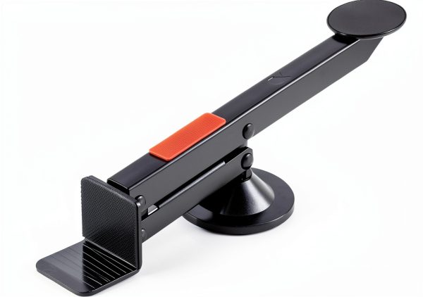QWORK Swivel Door Lifter, Black Metal Door Installation Tool for-0