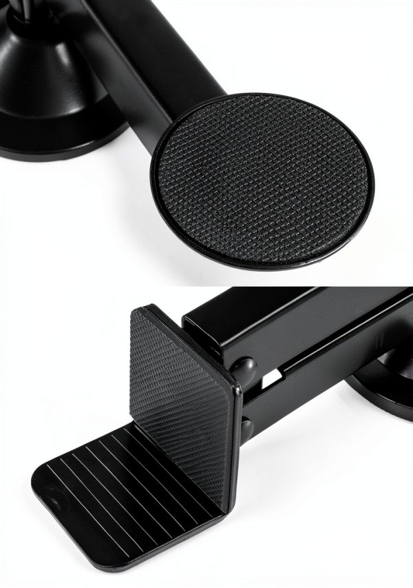 QWORK Swivel Door Lifter, Black Metal Door Installation Tool for-3
