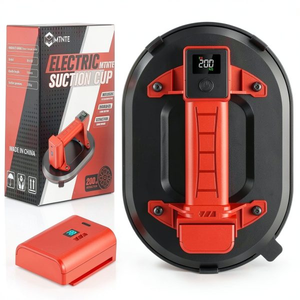 Electric Vacuum Suction Cup for Glass - 440lbs Lifter with Digital-0