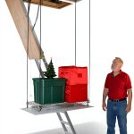 SpaceLift SL 5228-S Attic Lift 200lb Capacity Low Profile-0