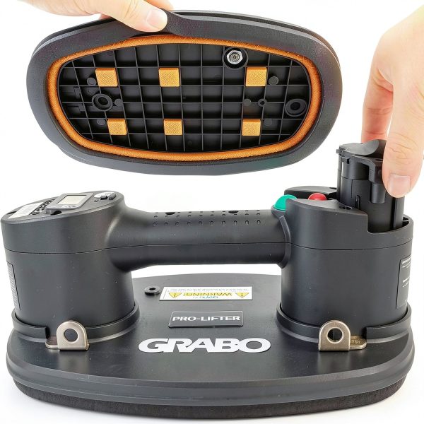 GRABO Pro Electric Vacuum Suction Cup Lifter with Digital Display and-5